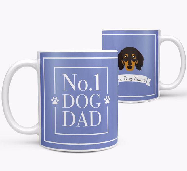 Personalised 'No.1 Dad' Mug from your {breedFullName}